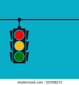 Stoplight Traffic Control Light Vector Icon Stock Vector (Royalty Free)  1714760908 | Shutterstock