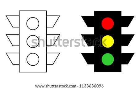 Traffic Light Vector Illustration