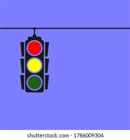 Traffic light, vector illustration eps.10