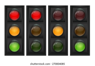 Traffic Light Vector Illustration EPS10