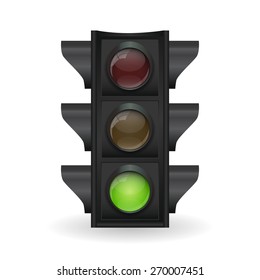 Traffic Light Vector Illustration EPS10