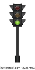 Traffic Light Vector Illustration EPS10