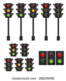 Traffic Light Vector Illustration EPS10