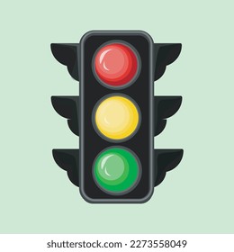 Traffic Light vector illustration for your artwork.