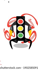 Verkehrslichtvektorgrafik ist für Anfänger sehr wichtig