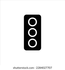 Ampel1 Symbol mit isoliertem Vektorgrafik und transparentem Hintergrund.