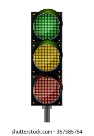 Traffic lights background.vector