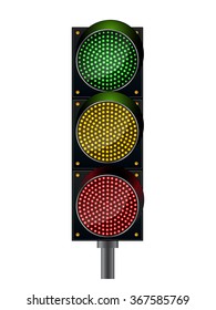 Traffic lights background.vector