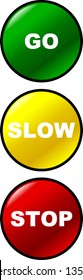 traffic lights buttons