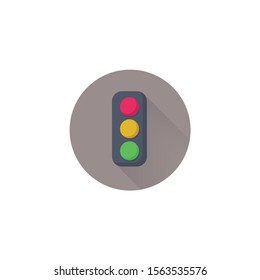 traffic lights colorful vector flat icon. traffic lights colorful vector flat icon. traffic lights colorful vector flat icon. 