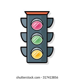 Traffic lights doodle