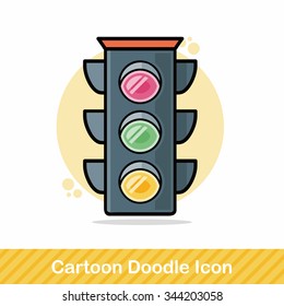 Traffic lights doodle