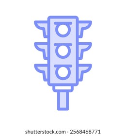 Traffic Lights duotone line icon , vector, pixel perfect, illustrator file