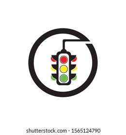 Traffic Lights Graphic Design Element Vector Illustration, Logo, Symbol