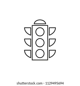Traffic lights icon
