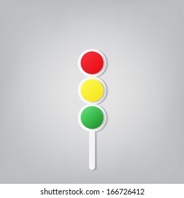 Traffic lights icon