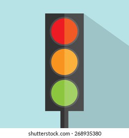 Traffic lights icon