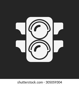 Traffic lights icon