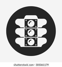 Traffic lights icon