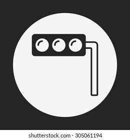 Traffic lights icon