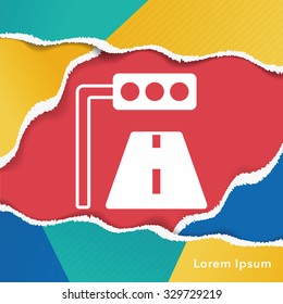Traffic lights icon