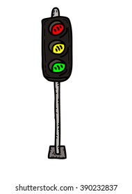 Traffic lights icon