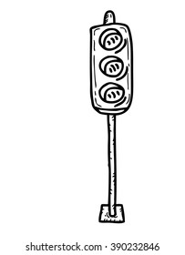 Traffic lights icon