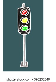 Traffic lights icon