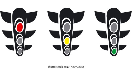 Traffic lights icon
