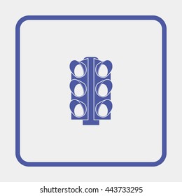 Traffic lights icon.