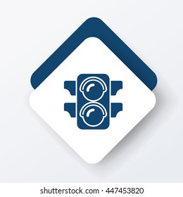 Traffic lights icon