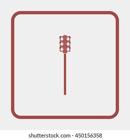 Traffic lights icon.