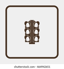 Traffic lights icon.