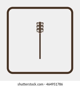 Traffic lights icon.