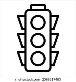 Traffic Lights Icon Element For Design