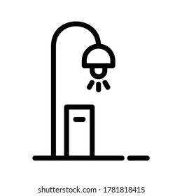 traffic lights icon or logo isolated sign symbol vector illustration - high quality black style vector icons

