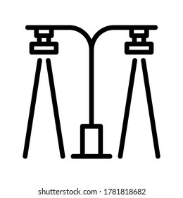 traffic lights icon or logo isolated sign symbol vector illustration - high quality black style vector icons
