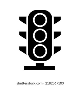traffic lights icon or logo isolated sign symbol vector illustration - high quality black style vector icons
