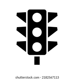 traffic lights icon or logo isolated sign symbol vector illustration - high quality black style vector icons
