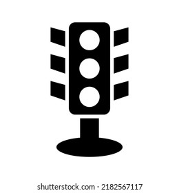 traffic lights icon or logo isolated sign symbol vector illustration - high quality black style vector icons
