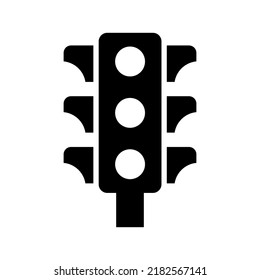 traffic lights icon or logo isolated sign symbol vector illustration - high quality black style vector icons
