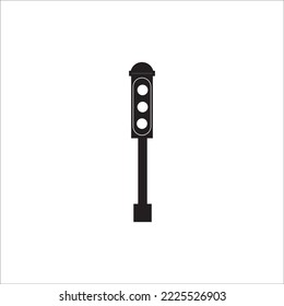 traffic lights icon logo vector design