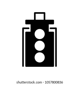 Traffic lights icon vector