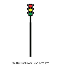 traffic lights icon vector illustration logo design