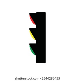 Ampeln Symbol Vektorgrafik Logo Design