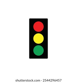 traffic lights icon vector illustration logo design