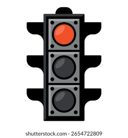 Ícone de semáforos. Ilustração vetorial.