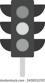Ampel-Symbol Vektor-Bild. Geeignet für mobile Applikationen, Webanwendungen und Printmedien.