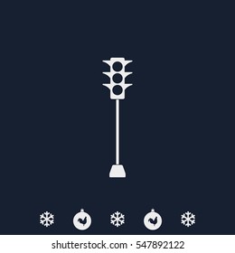 Traffic lights illustration.