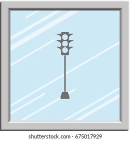 Traffic lights illustration.